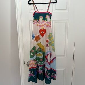 Colorful Dress with Straps